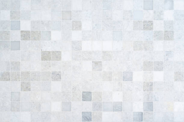 istock Black and white of tile texture, full frame background. 1190590673