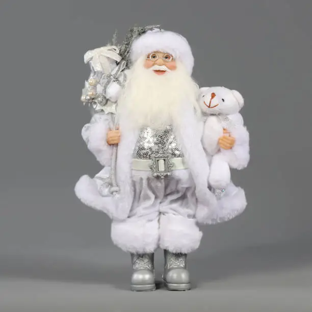 Santa Claus, Santa Hat, Snow, Statue, Winter