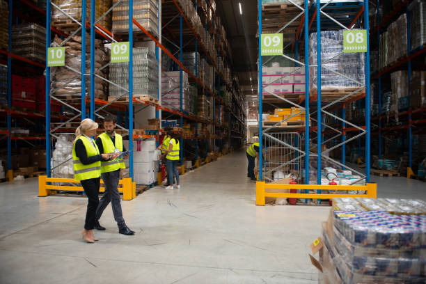 istock Revision of inventory in warehouse 1190602026