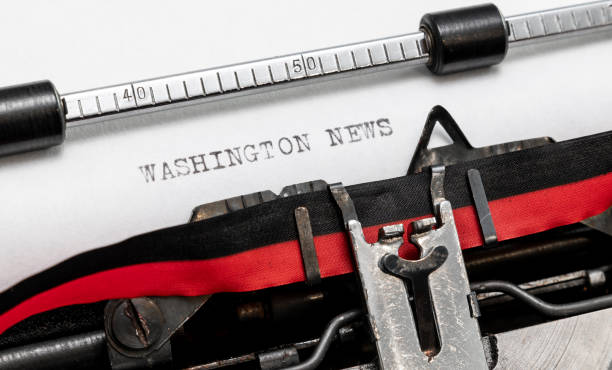 istock Washington News on a classic typewriter 1190602424