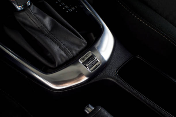 istock Car sport and comfort mode button switch. 1190605757