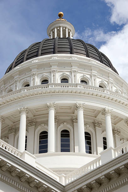 California State Capitol Dome stock photo