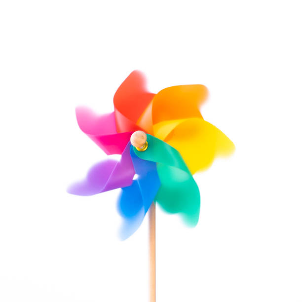 istock wind whirligig toy isolated on white background 1190629133
