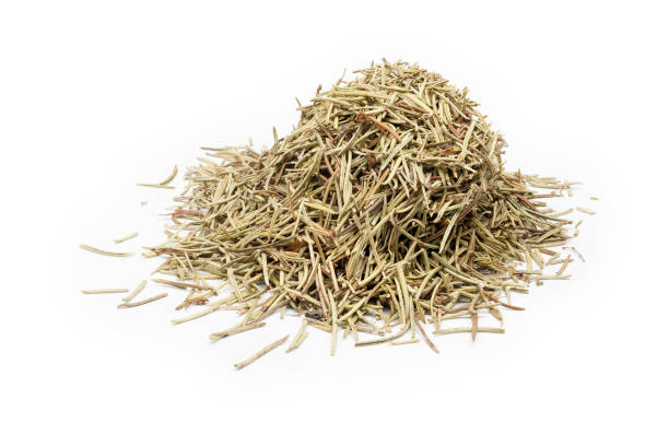 istock Dried rosemary heap on a white background. 1190633677