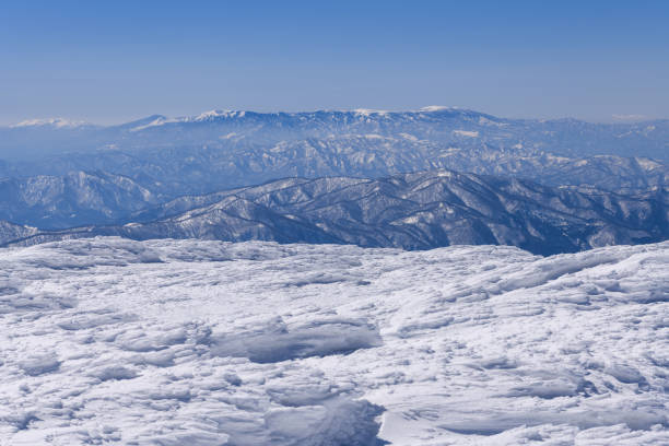 The Azuma Mountain Range seen from Mt.Kumano