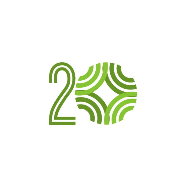 istock 20 Years Anniversary Celebration Number Vector Template Design Illustration Logo Icon 1190637282