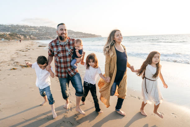 istock Family  on the beach 1190638806