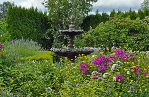 istock Botanical garden fountain 1190640333