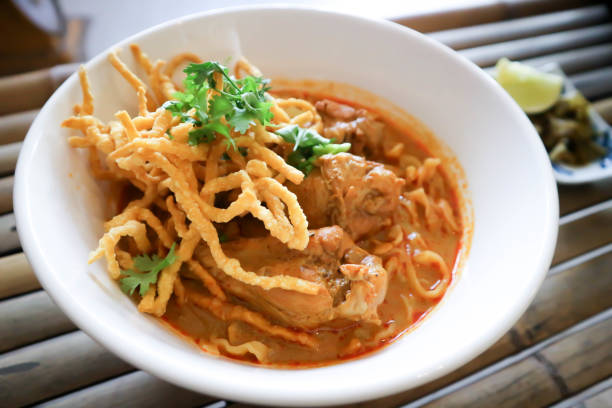 istock noodles or chicken curry noodles 1190643573