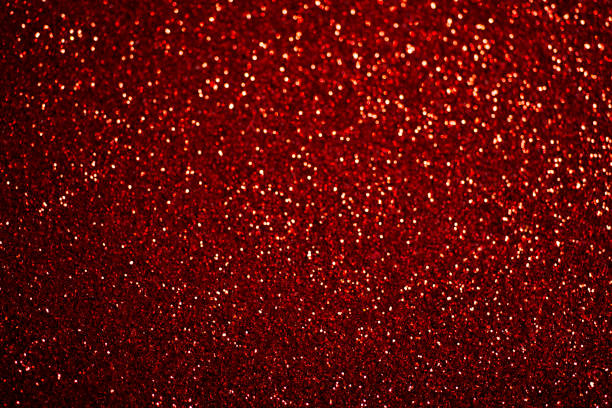 istock Red Glitter Macro Photography 1190646215