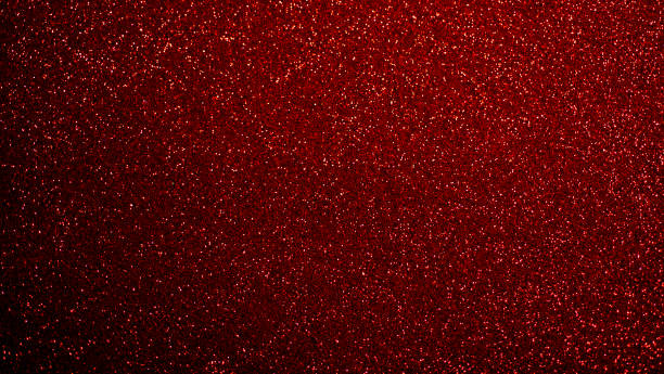 istock Red Glitter Macro Photography 1190646351