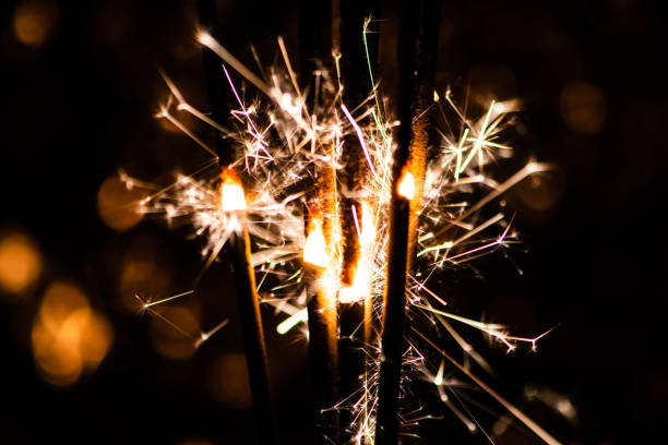 istock sparkler glowing in the dark 1190649732