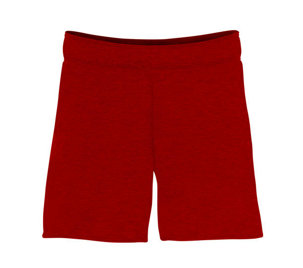 istock Gym shorts isolated - red 1190650715