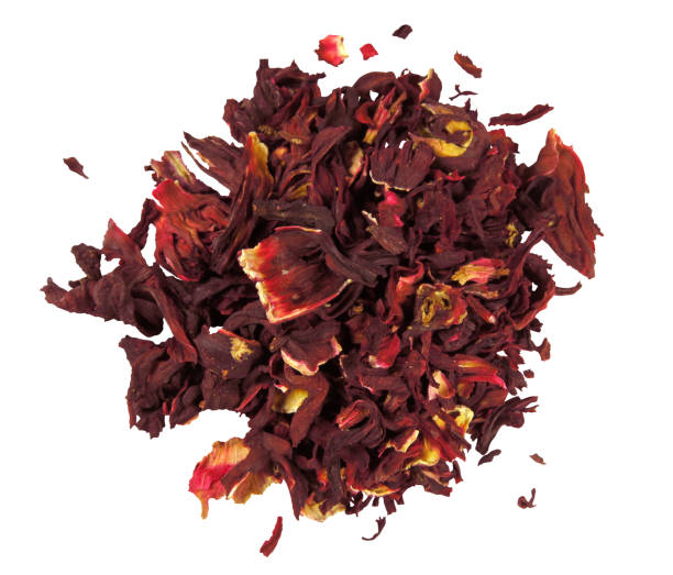 istock Hibiscus dried leaves isolated 1190650989