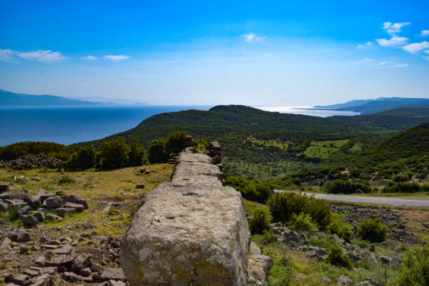 istock Assos ancient city and Athena Temple 1190651818