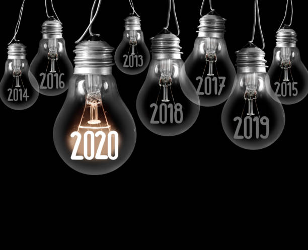 istock Light Bulbs with New Year 2020 1190652257