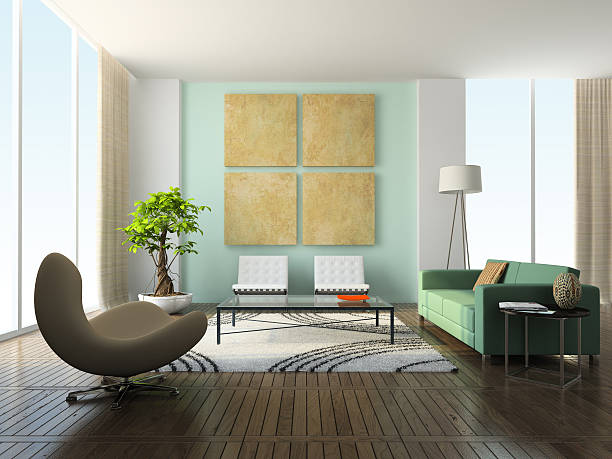 istock Interior of the modern living-room 119065263