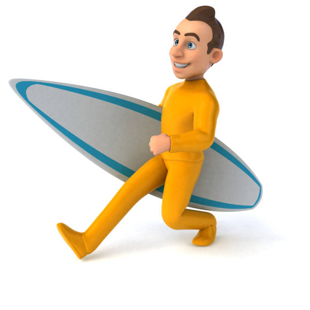 istock Fun 3D cartoon yellow character 1190657820
