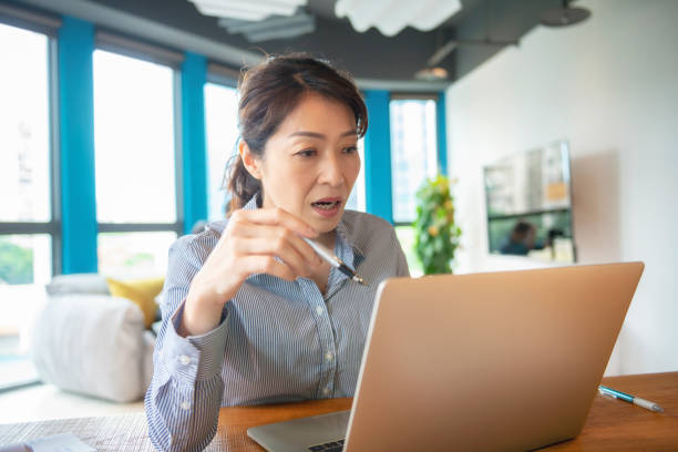 istock Female business working in office 1190658929
