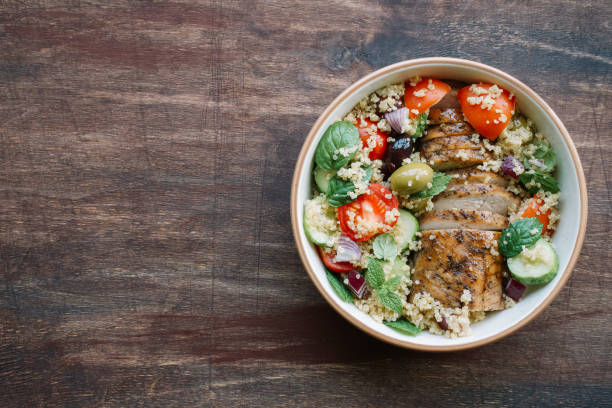 istock Turkey breast with quinoa salad 1190659290