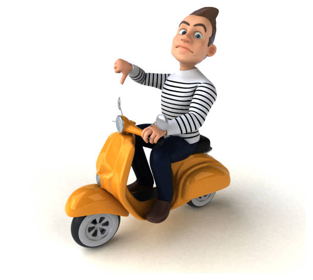 istock Fun 3D cartoon casual character 1190660611