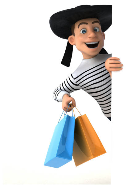 istock Fun 3d cartoon breton character 1190660632