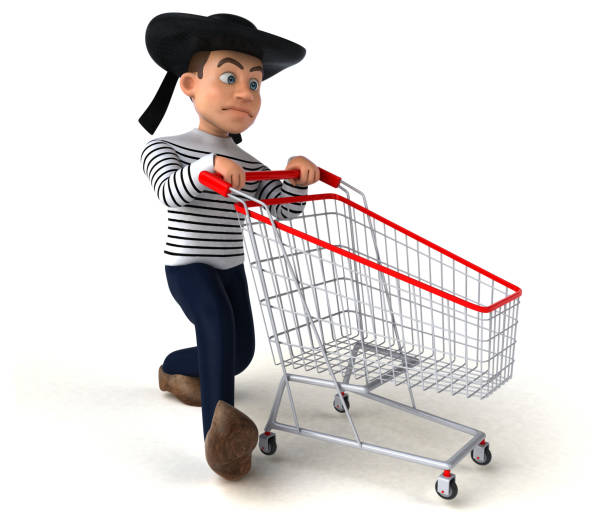 istock Fun 3d cartoon breton character 1190660647