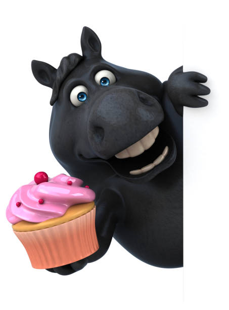 istock Fun horse - 3D Illustration 1190660824