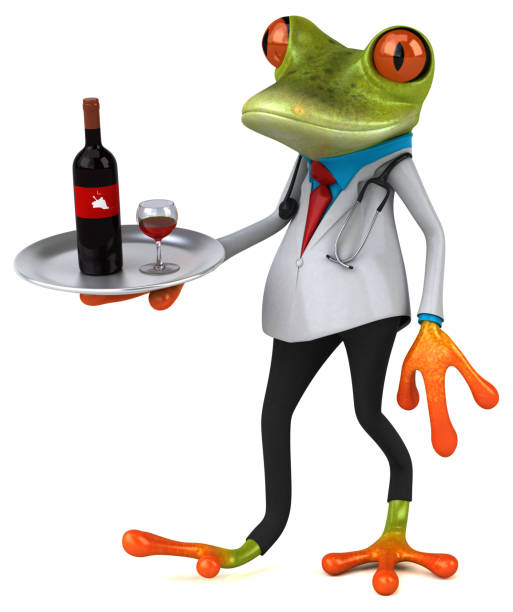istock Frog doctor - 3D Illustration 1190661118