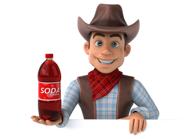 istock Fun Cowboy - 3D Illustration 1190662822