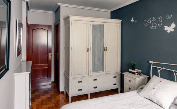 istock Elegant furnished double bedroom interior 1190664632