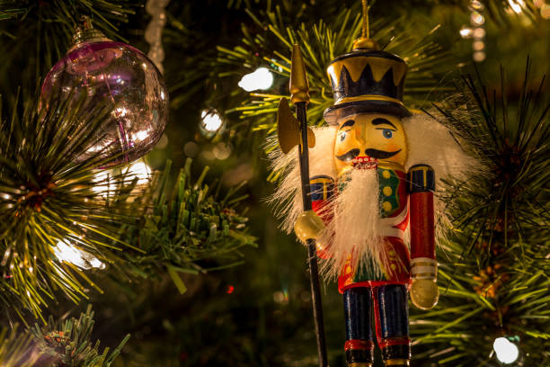 istock Beautiful Colorful Christmas tree decorations. 1190668385