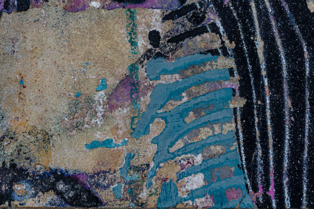 istock colorful grunge cracked paint concrete wall texture background 1190669171