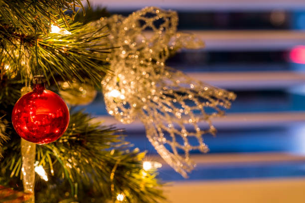 istock Beautiful Colorful Christmas tree decorations. 1190669435