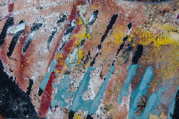 istock colorful grunge cracked paint concrete wall texture background 1190671361