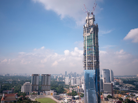 Kuala Lumpur, Malaysia - November 2019 - Merdeka 118 Tower, PNB 118 Tower