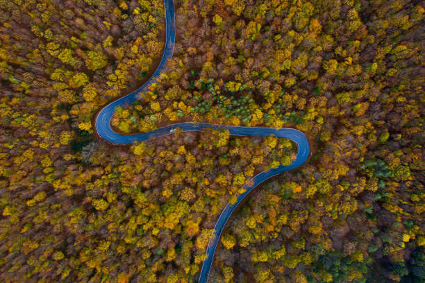 istock drones, an aerial road trip in autumn 1190671935
