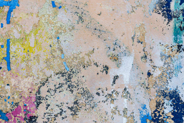 istock colorful grunge cracked paint concrete wall texture background 1190673071