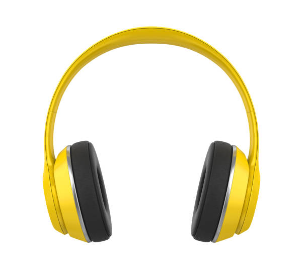 istock Yellow Headphones Isolated 1190676747