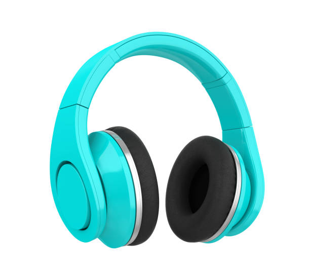istock Blue Headphones Isolated 1190676766