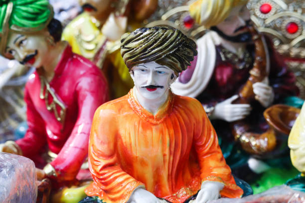 India Jaipur, indian woman dressed for Diwali festival, at the Jaipur City Palace.