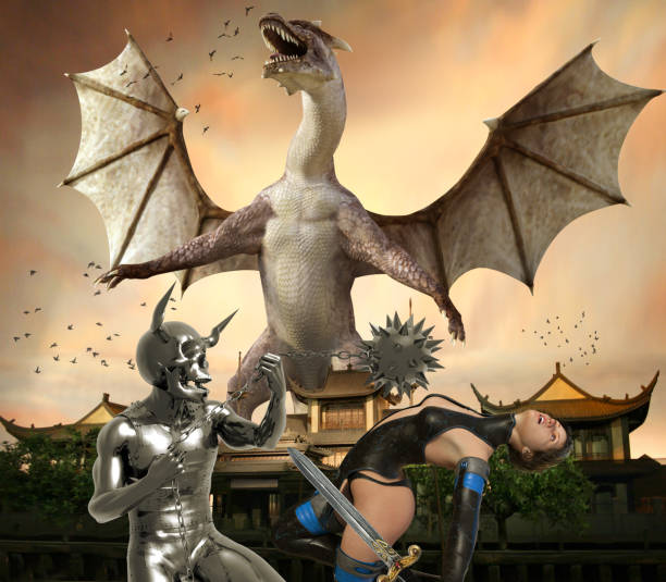 istock The Battle at Dragon Temple 1190682128
