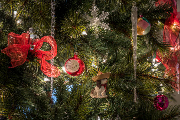istock Beautiful Colorful Christmas tree decorations. 1190682887