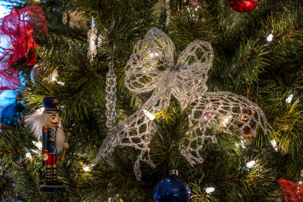 istock Beautiful Colorful Christmas tree decorations. 1190682894