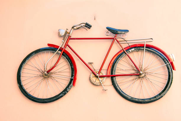 istock A toy bicycle race on the wall 1190683368
