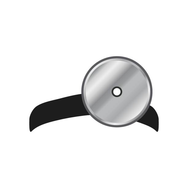 Head mirror doctor vector icon on white background. cartoon Medical equipment illustration icon symbol sign. Element of Medecine tools Head mirror doctor vector icon on white background. cartoon Medical equipment illustration icon symbol sign. Element of Medecine tools doctor head stock illustrations
