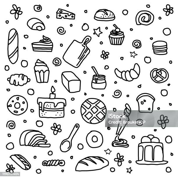 Bakery Doodle Set Wallpaper Stock Illustration - Download Image Now - Confectioner, Backgrounds, Candy Store - iStock Bakery Doodle Set Wallpaper Stock Illustration - Download Image Now - Confectioner, Backgrounds, Candy Store - iStock