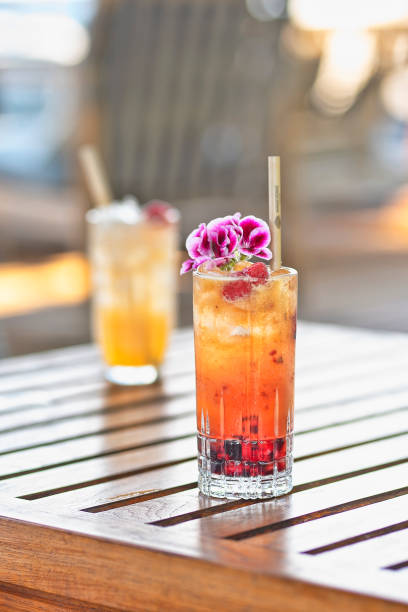 istock Summertime refreshment ,cocktails beside swimming pool 1190701522