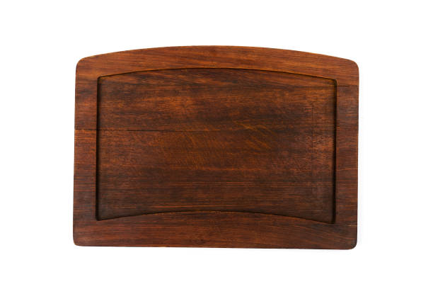 istock Wooden serving plate 1190714817
