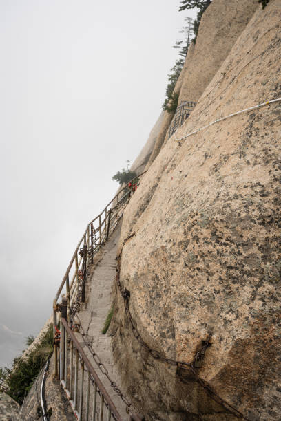 istock Stone steps on the perilous Plank Walk trail 1190715419
